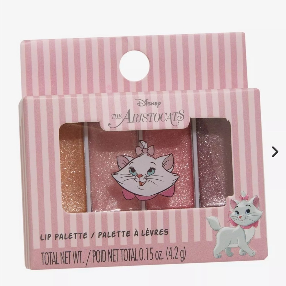 Disney Aristocats Shimmer Lip Palette - Pink and Gold - Picture 2 of 3